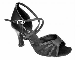 Chaussures de danse femmes cuir noir  